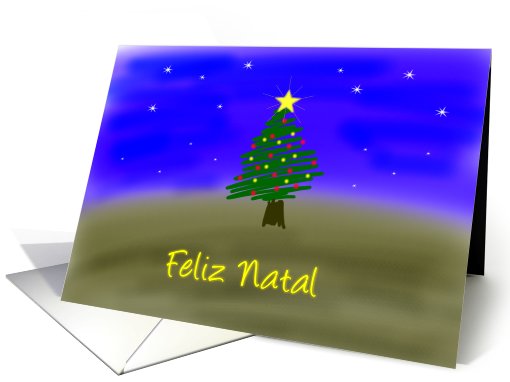 Xmas Evergreen - portugueuse card (515668)