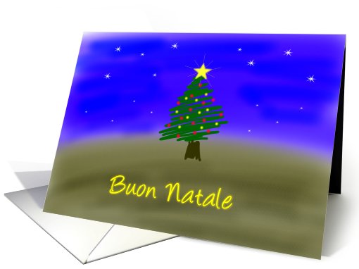 Xmas Evergreen - italian card (515671)