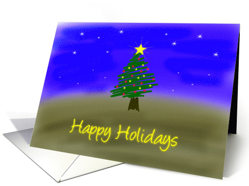 Xmas Evergreen card (515677)