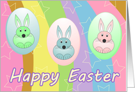 Easter Bunnies card