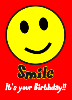 Smile. It's your...