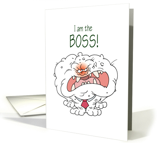 I am the BOSS! card (265217)