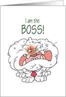 I am the BOSS! card
