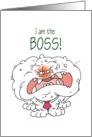 I am the BOSS! card