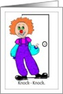 Clown Knock - Knock Joke Have A Good Day card