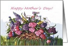 Happy Mother’s Day Basket Of Flowers card