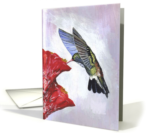 Hummingbird Thinking of You card (308188)