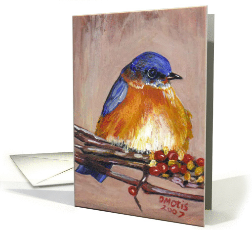Bluebird Blank card (329497)