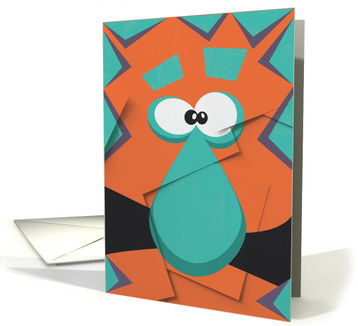 Kid's Funny Monster Birthday card (1530816)