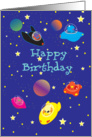 Spaced Out Birthday card