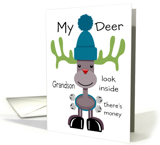 Deer Grandson Reindeer card (316262)