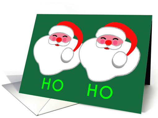 Two Santas card (316338)