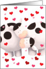 Happy Valentine’s Day Cows card