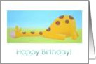 Happy Birthday Giraffe card