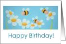 Happy Birthday Bee card