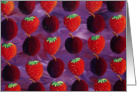 Strawberries and Plums card