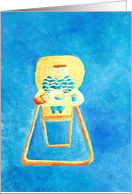 Baby in high chair