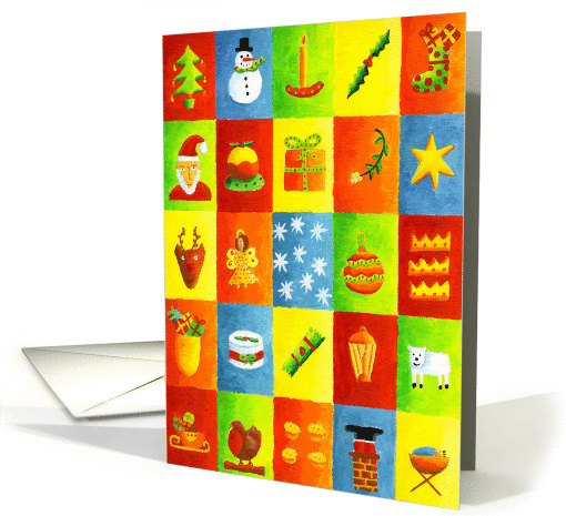 25 Christmas Things card (300625)