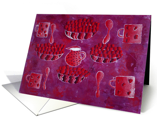 Strawberries and Cream card (975425)