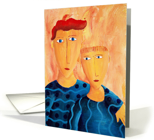 Two boys card (975827)