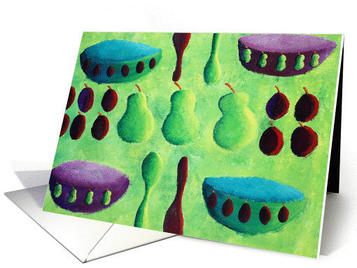 Pears and Plums card (996777)