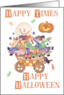 Halloween Hayride card