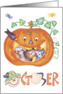Halloween Pumpkin card