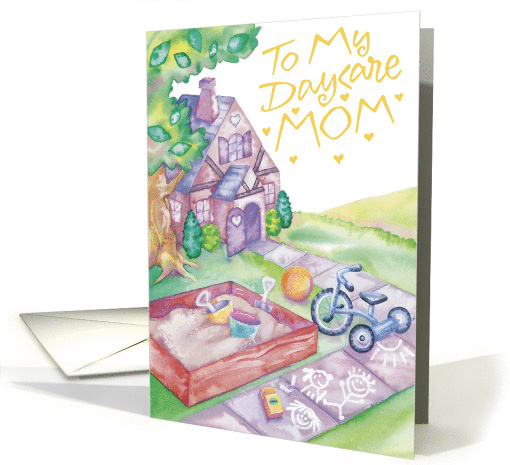Daycare Mom Thank You card (275880)
