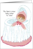 New Baby Sister card