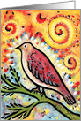 You Shine! Whimsical Bird Birthday Card
