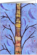 Blue Spirit Tree Enchanted Forest Aspen Tree card