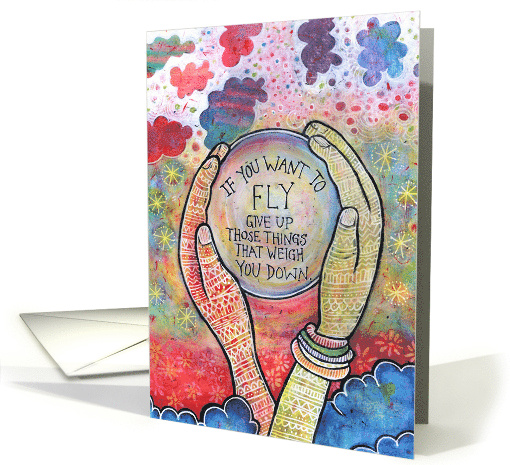 Crystal Ball Follow Your Dreams Encouragement card (1725050)