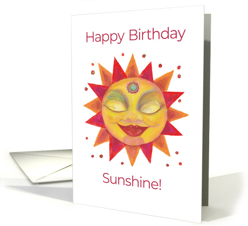 Happy Birthday Simple Smiling Sunshine card (1761776)