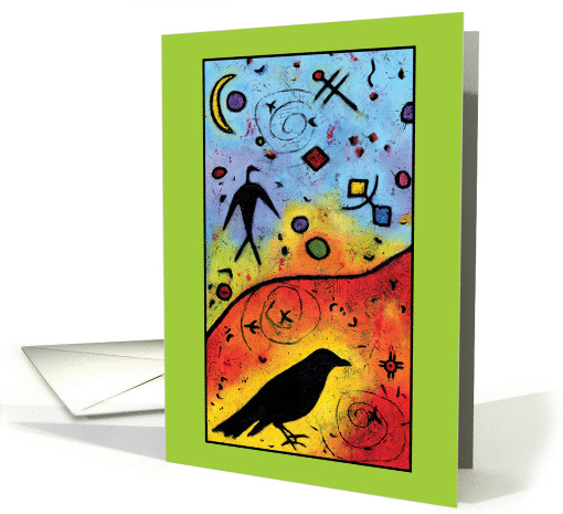 Raven Lights the Sky card (287727)