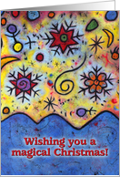 Wishing you a magical Christmas! card