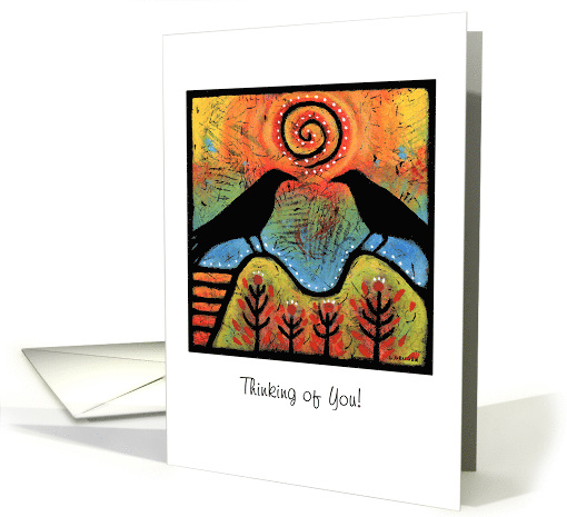 Thinking of You Ravens card (428057)
