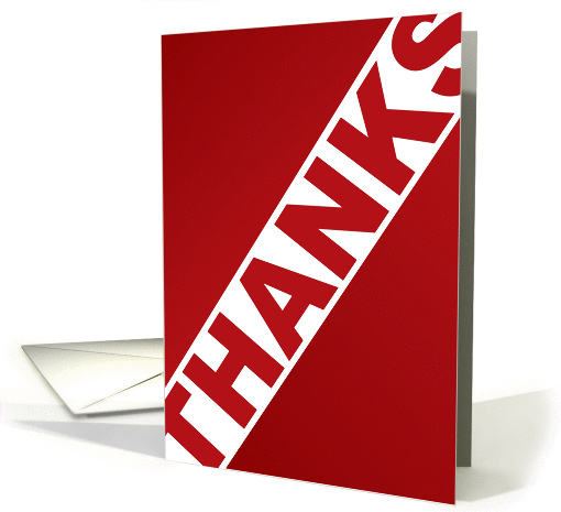 Thanks card (276544)