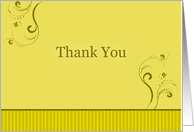 Thank You - Yellow