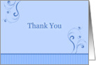 Thank You - Blue card