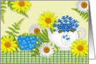 Garden Tea Easter card