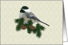 Chickadee Birthday card