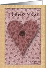 Support Thank You card