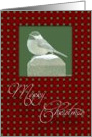 Chickadee Christmas Card