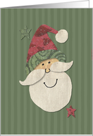 Santa Christmas (Large Print) card