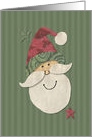 Santa Christmas (Large Print) card