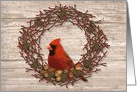 Business Wreath Christmas Card