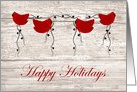 Happy Holidays Cardinals Christmas card