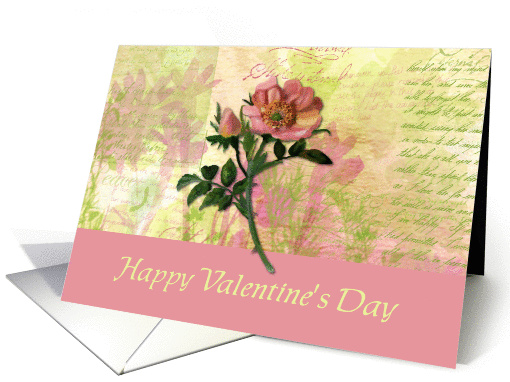 Dog Rose Valentine's Day card (1028979)