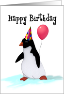 Penguin Birthday Card