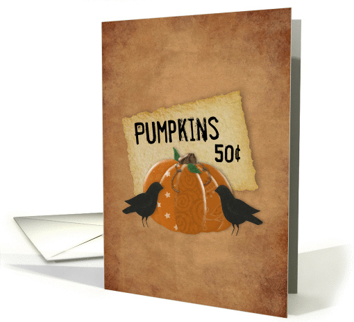 Pumpkins Thanksgiving card (1401674)